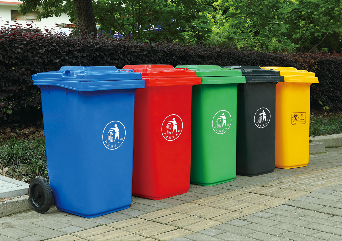 A batch of outdoor garbage bins ordered by Weihai City