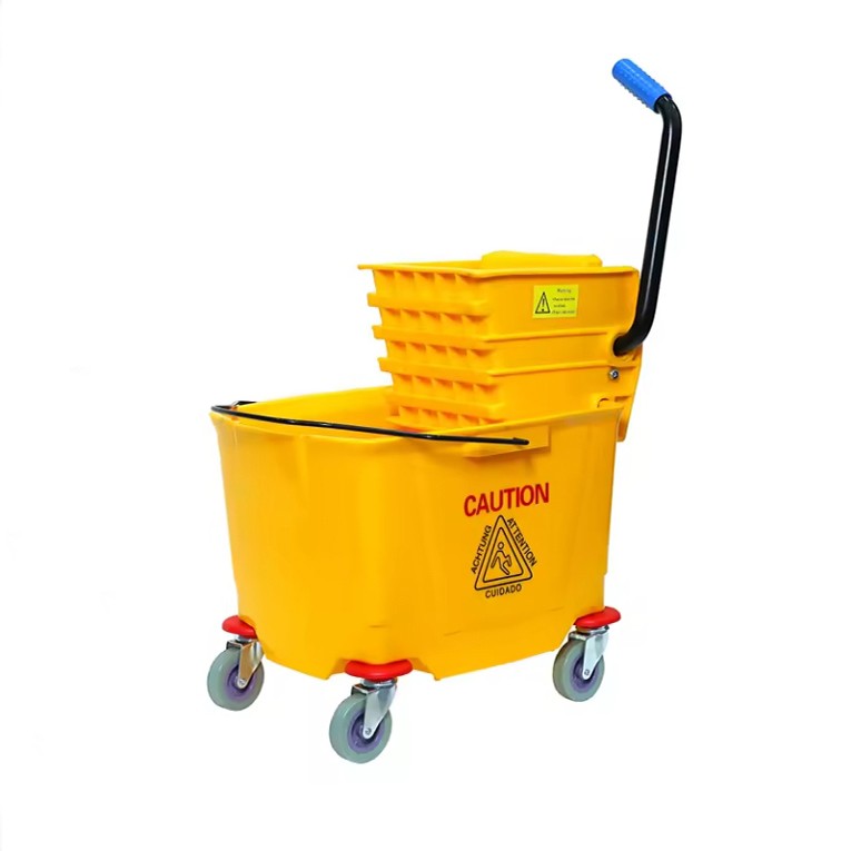 Hospital Cleaning Trolley Double Mop Bucket with Squeezer Plastic Camouflage BUCKETS Wholesale Plastic Halloween Pumpkin Buckets