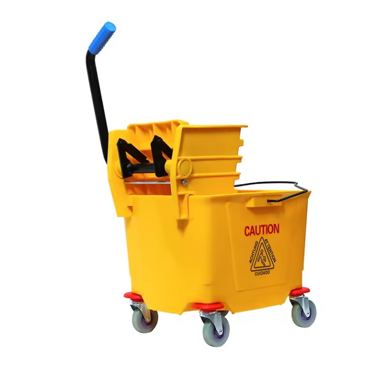 Hospital Cleaning Trolley Double Mop Bucket with Squeezer Plastic Camouflage BUCKETS Wholesale Plastic Halloween Pumpkin Buckets